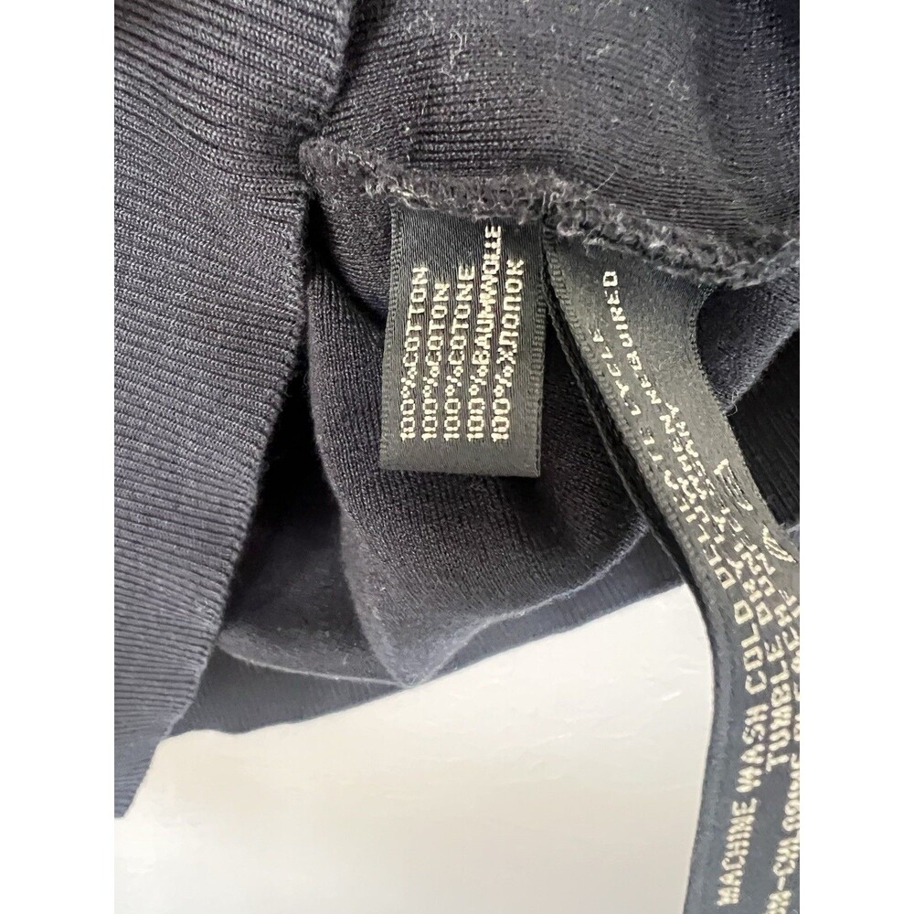 Ralph Lauren Black Label Sweater  Pullover 100% Cotton Large Top Boxy Designer - Picture 3 of 5